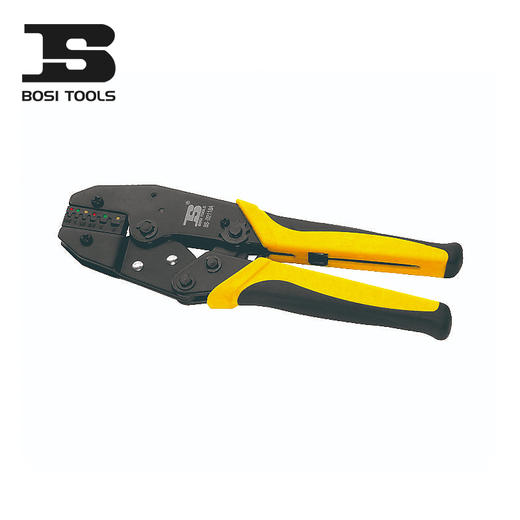 波斯 棘轮式端子压接钳 适用于聚端组合式接线 0.5-6mm² BS432118 商品图0