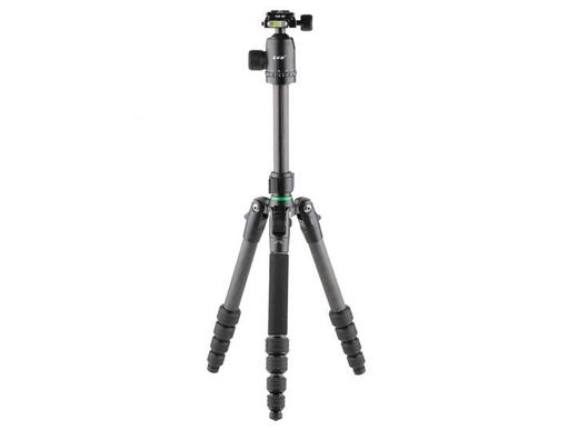 狼族优选丨 碳维5节25管承重15KG可拆独脚架便携三脚架（K-1255C+R-1云台套装） 商品图1