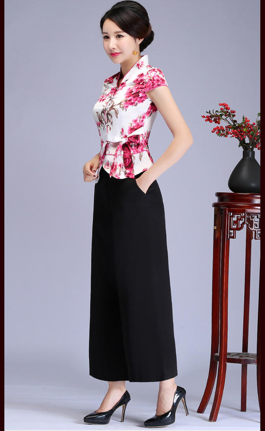 ly 18602 新款改良时尚旗袍套装
