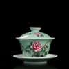 豆青粉彩花开富贵石榴杯6头茶具 商品缩略图3