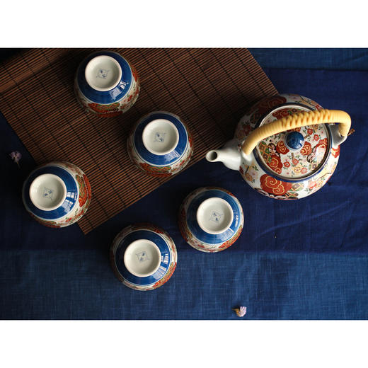 波佐见烧锦平安茶具五件组 商品图3
