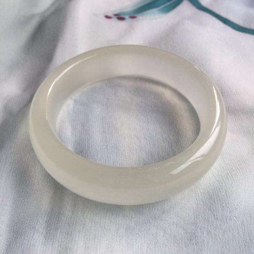 半透明方解石玉白云石玉手镯子