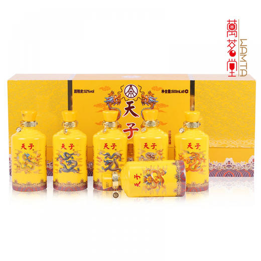 52度真龙天子酒（天子套龙）珍藏版6瓶装 商品图0