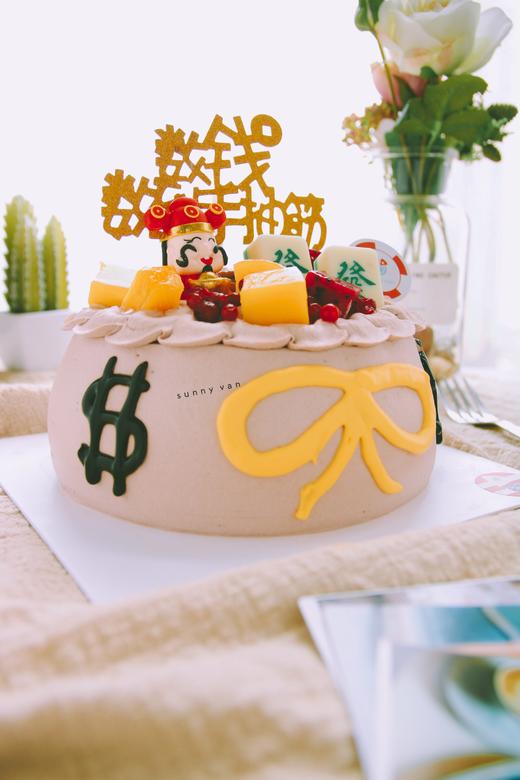 惊喜创意红包蛋糕抖音网红抽钱款