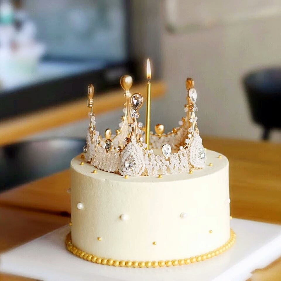 特价蛋糕装饰欧式皇冠大号女王皇冠蛋糕摆件热销款