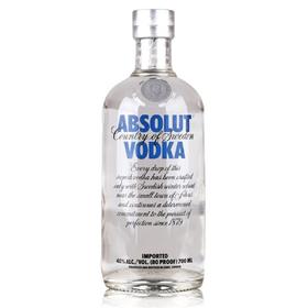 【单瓶】绝对伏特加（原味） 700ml 40%vol 同城免邮