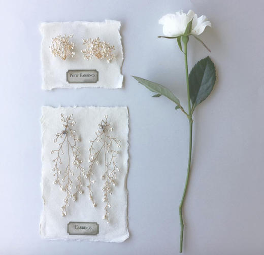 北京仓｜14-Baby's Breath Petit-耳夹（无需耳洞）短款［日本设计师］ 商品图4