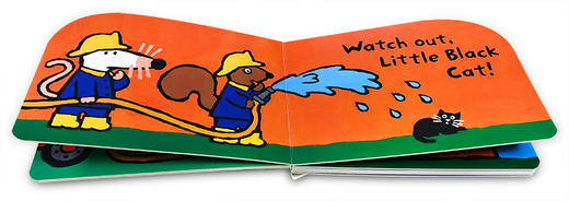 小鼠波波系列 英文原版 Maisy's Fire Engine: A Maisy Shaped Board Book 火灾救援消防车 儿童启蒙认知交通工具造型纸板书撕不烂 商品图1