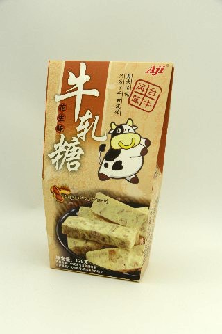 Aji牛轧糖花生味120g