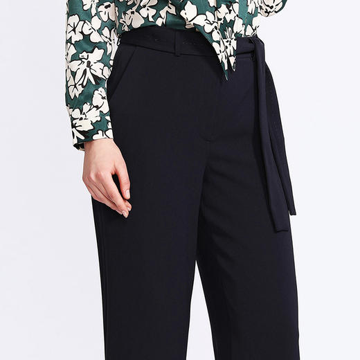 EITIE爱特爱女装早秋裤腰系带修身宽松阔腿裤休闲裤5705418 商品图4