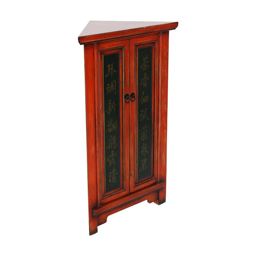 新仿榆木新中式橘色角柜QB18040033-A Newly made Elm wood Corner cabinet 商品图2