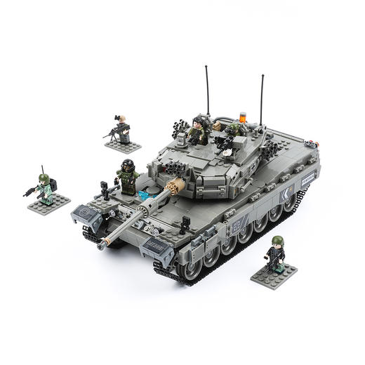 【德国装甲】精品仿真豹2坦克模型积木 商品图3