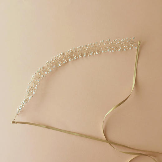 北京仓｜14-Baby's Breath-珍珠 项圈（发饰）两种戴法［日本设计师］ 商品图3