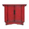 新仿榆木新中式红漆柜二门柜小柜QB18040038 Newly made Elm wood Small red cabinet 商品缩略图1