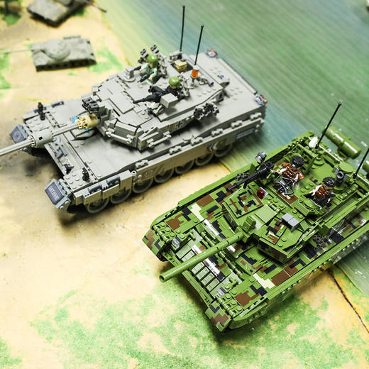 【德国装甲】精品仿真豹2坦克模型积木 商品图2