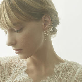 北京仓｜14-Baby's Breath-耳廓夹（无需耳洞）多种戴法［日本设计师］