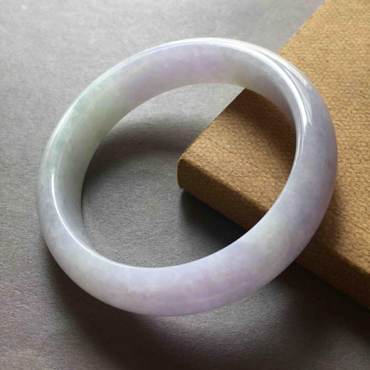 糯冰种紫罗兰厚庄翡翠手镯56 商品图2