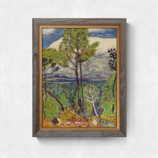 伽罗 JALO 挂画-波纳尔-有松树的风景 P033（预计10天内发货） 商品图0