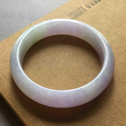 糯冰种紫罗兰厚庄翡翠手镯56 商品图1