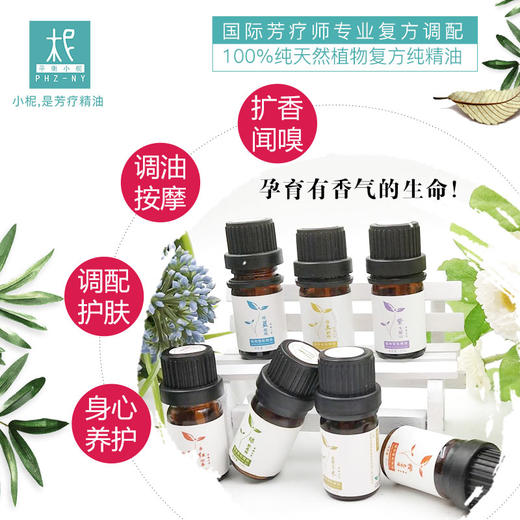 平衡小柅 1-7号纯精油礼盒套装 扩香闻嗅 香氛香薰 调油养护 调配护肤品 身心调养 商品图1