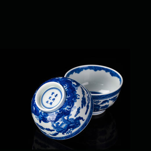 宝瓷林青花麟趾呈祥杯 商品图3