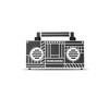 Musicanvas 孟菲斯无线蓝牙插卡创意音箱音响MINI收音机(小号） 商品缩略图0