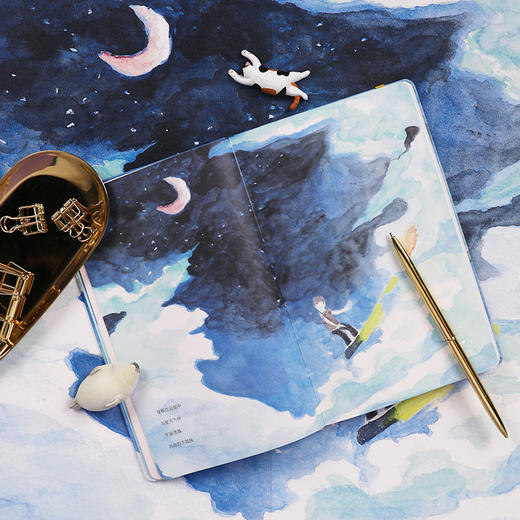 梦手帐  原创手绘水彩插画 商品图4