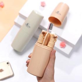 【原创设计 合理分区 大容量收纳 一杯搞定】旅行洗漱杯 分装瓶便携洗漱盒 旅游必备，