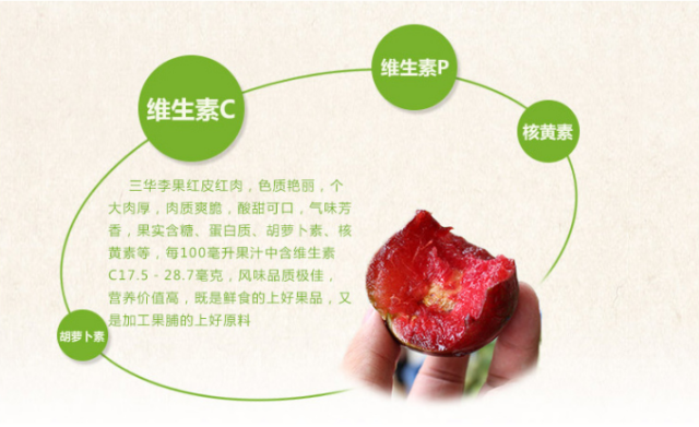 翁源三华李国家地理标志产品对肝病有较好的保养作用贫血者适宜使用5