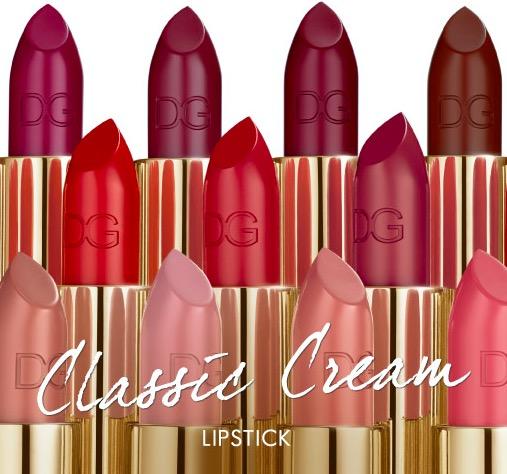 dolce&gabbana classic cream lipstick杜嘉班纳d&g经典唇膏口红
