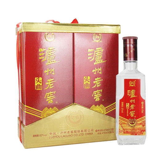 不可销售 52度 泸州老窖 头曲淡雅 礼盒装  475ml*2*3     泸州老窖官方旗舰店 商品图1