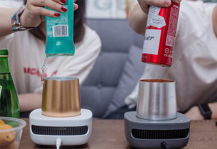 cupcooler家用急速冷饮机小巧降冷桌面冷柜