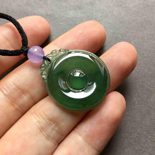 冰种晴水绿翡翠福在眼前 商品图5