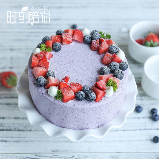 蓝莓之恋鲜果蛋糕 商品图1