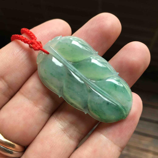 冰种飘阳绿翡翠叶子 商品图7