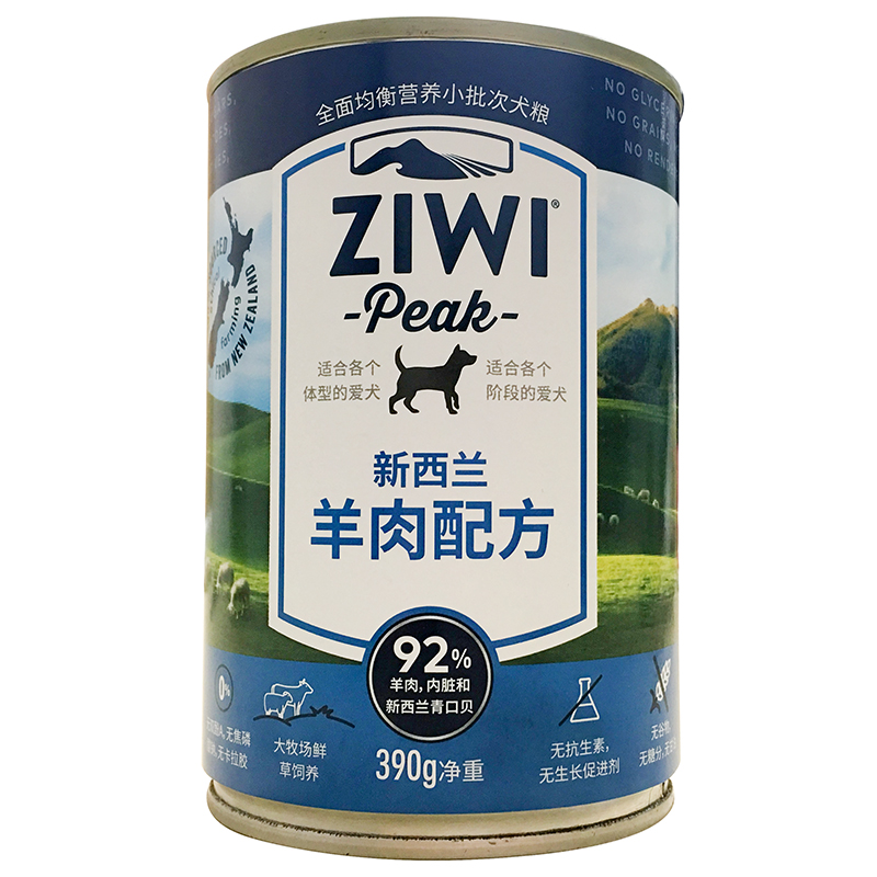 巅峰 羊肉狗罐头 390g