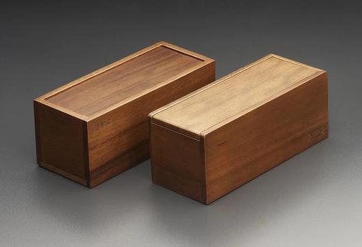 【实木泉匣】圆盒胡桃实木抽拉式钱币收藏匣（15只装） 商品图1