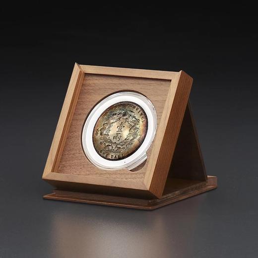 【实木泉匣】明式黑胡桃纯实木素面钱币收藏小匣(适用52圆盒) 商品图0