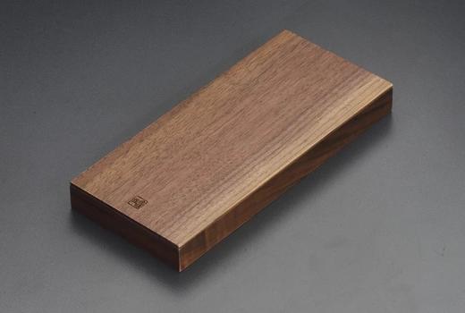 【实木泉匣】黑胡桃全实木(明式素面)PCGS评级币双枚装收藏盒 商品图3