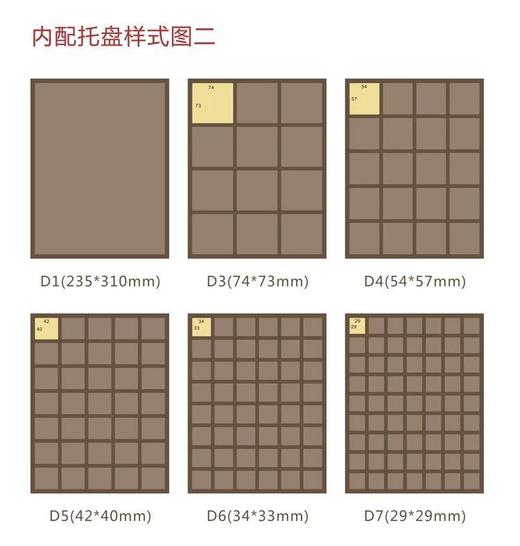 【实木泉匣】十层黑胡桃木钱币收藏箱 商品图11