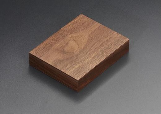 【实木泉匣】黑胡桃全实木(明式素面)PCGS评级币单枚装收藏盒 商品图2