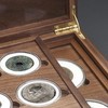 双层黑胡桃实木托盘式钱币收藏盒（SH丁酉年新款） 商品缩略图5