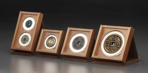 【实木泉匣】明式黑胡桃纯实木素面钱币收藏小匣(适用52圆盒) 商品图5