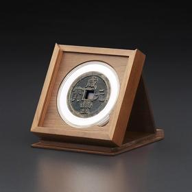 【实木泉匣】明式黑胡桃纯实木素面钱币收藏中匣(适用71圆盒)