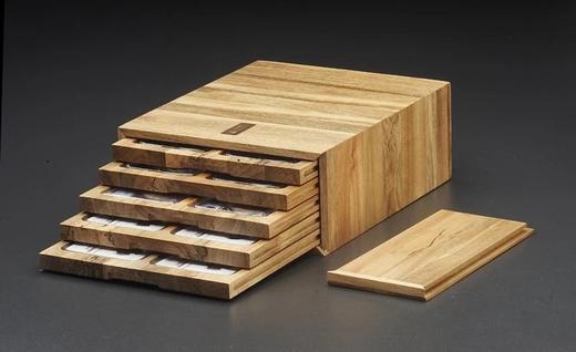 【实木泉匣】香樟木五层评级币实木函(5MP) 商品图2