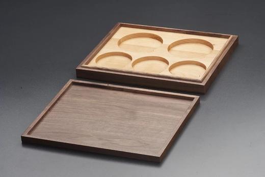 【实木泉匣】黑胡桃(枫木)单层实木托盘 商品图6