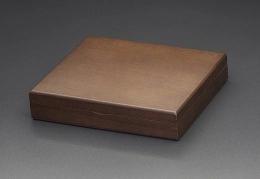 双层黑胡桃实木托盘式钱币收藏盒（SH丁酉年新款） 商品图1