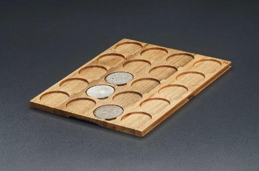 【实木泉匣】香樟木五层泉函(精品圆盒裸币钱币收藏盒)(5MH) 商品图9