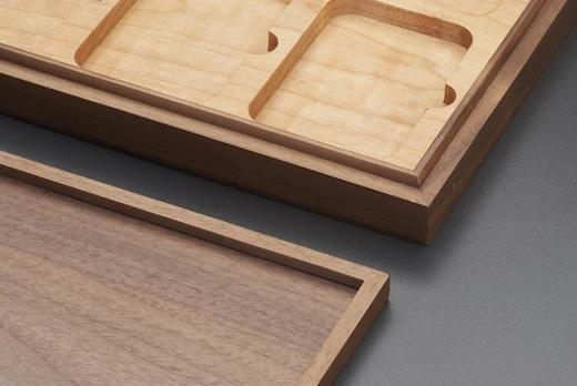 黑胡桃(枫木)单层实木托盘(6枚装NGC型) 商品图8