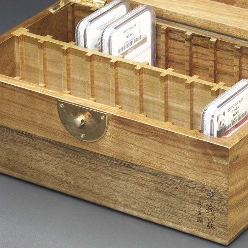 【实木泉匣】NGC贰盎司评级币收藏樟木保护箱 商品图2